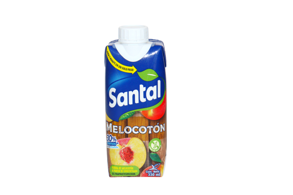 SANTAL JUGO SABOR MELOCOTON 330 ML - SUPERMIX
