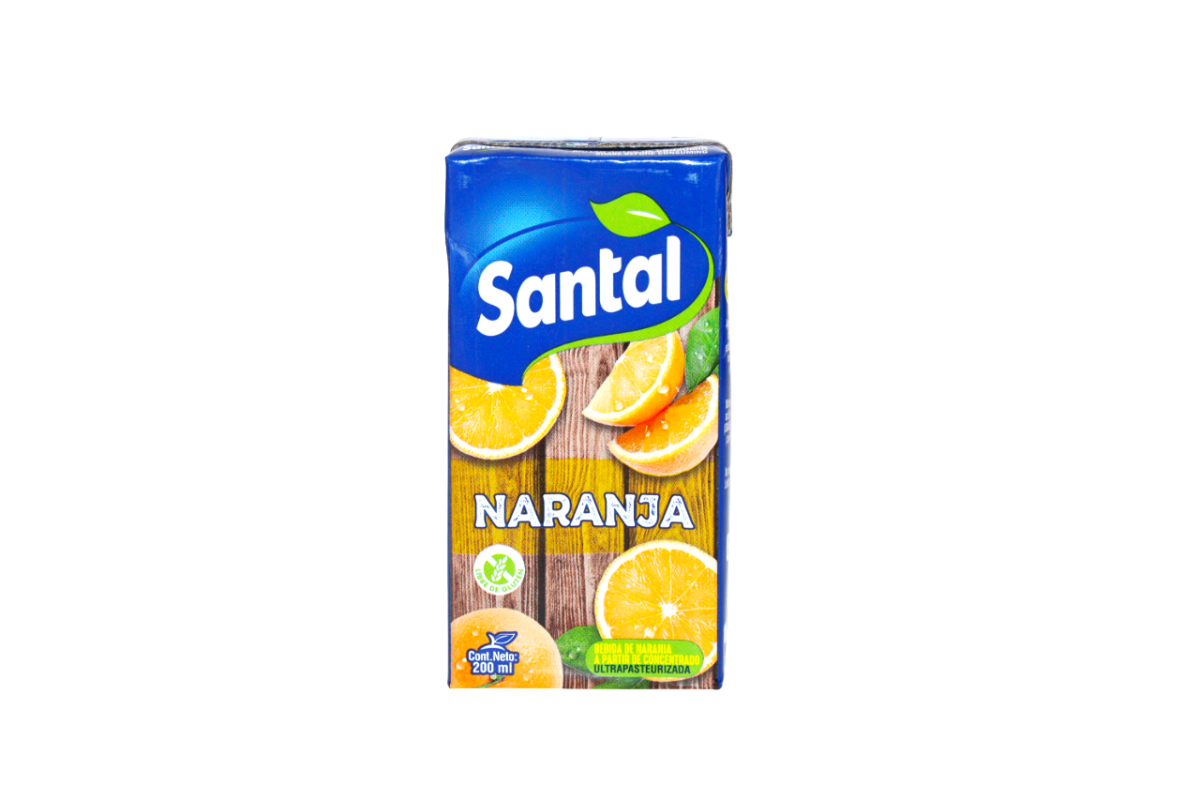 SANTAL JUGO SABOR NARANJA 200 ML - SUPERMIX