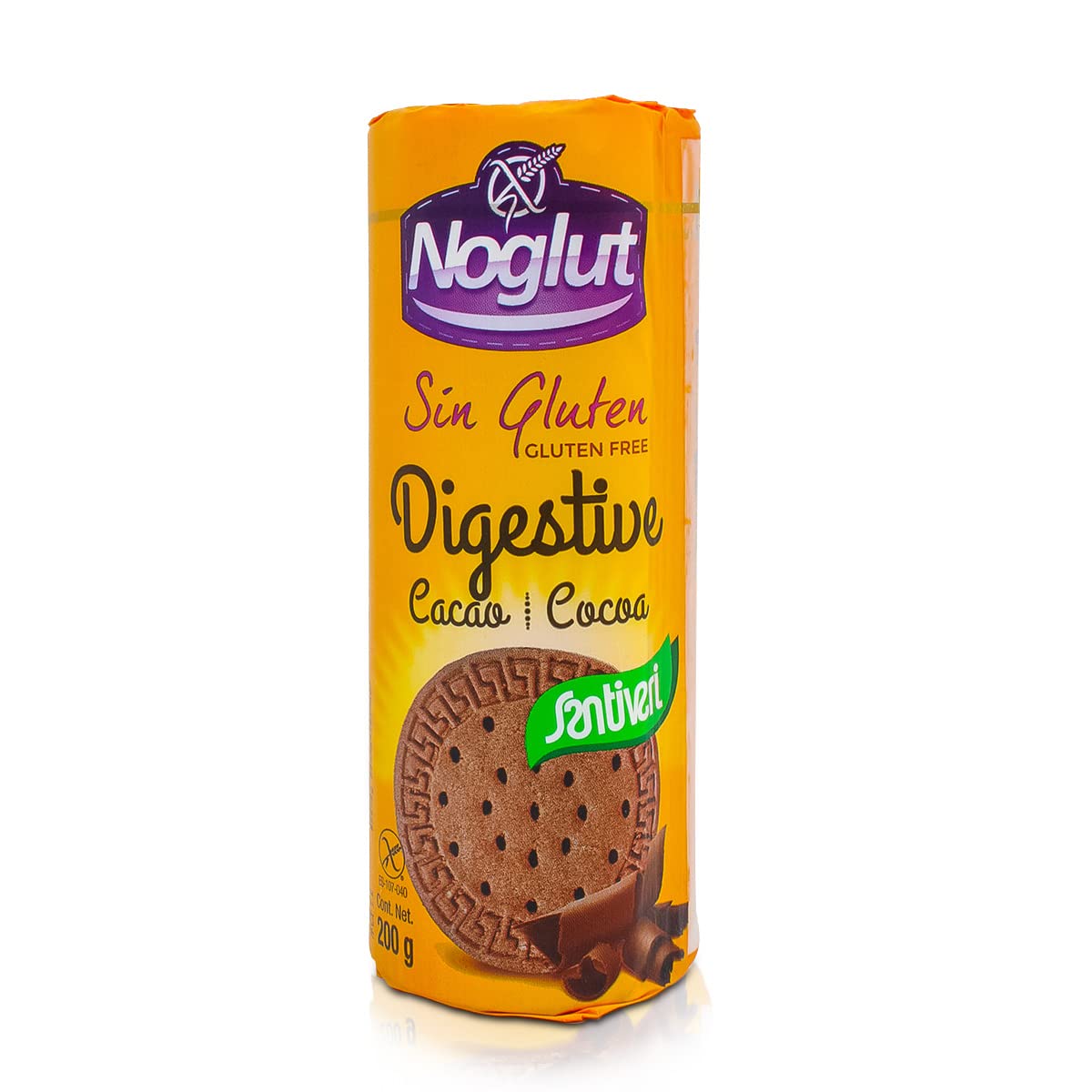 SANTIVERI NOGLUT GALL. CACAO DIGESTIVO 200 GRS - SUPERMIX