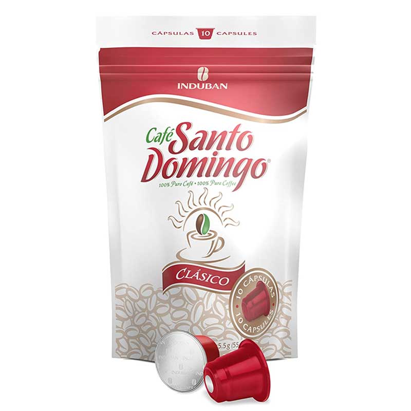 SANTO DOMINGO CAFE CLASICO 55 GR 10 CAPSULA - SUPERMIX