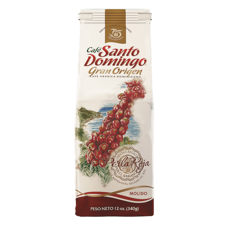 SANTO DOMINGO CAFE MOLIDO PERLA ROJA 12 OZ - SUPERMIX