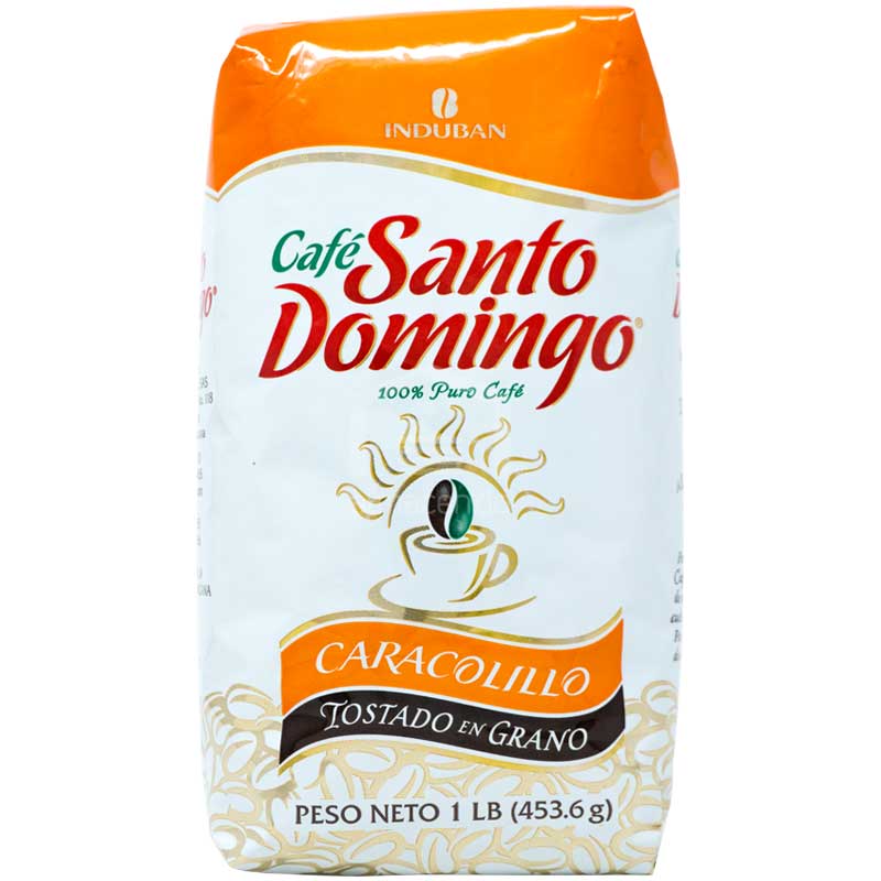 SANTO DOMINGO CARACOLILLO TOSTADO EN GRANO 1 LB - SUPERMIX