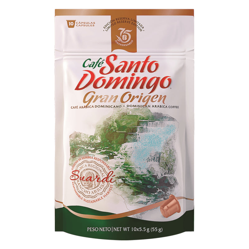 SANTO DOMINGO GRAN ORIGEN SUARDI 55 GR 10 CAPSULA - SUPERMIX