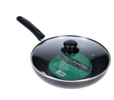 SARTEN NEGRO CON TAPA CRISTAL 26CM - SUPERMIX