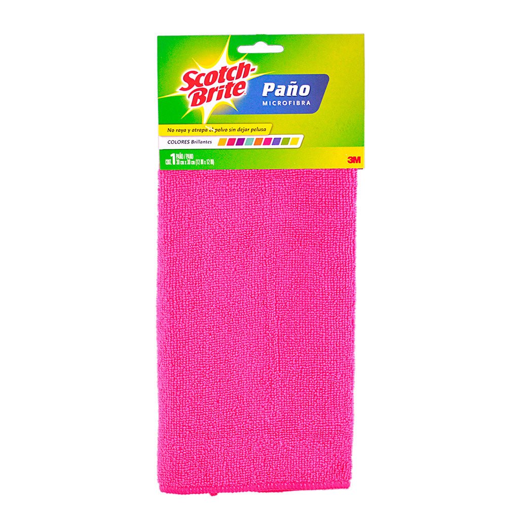 SCOTCH BRITE 3M PANO MICROFIBRA COLORES 1 PK - SUPERMIX