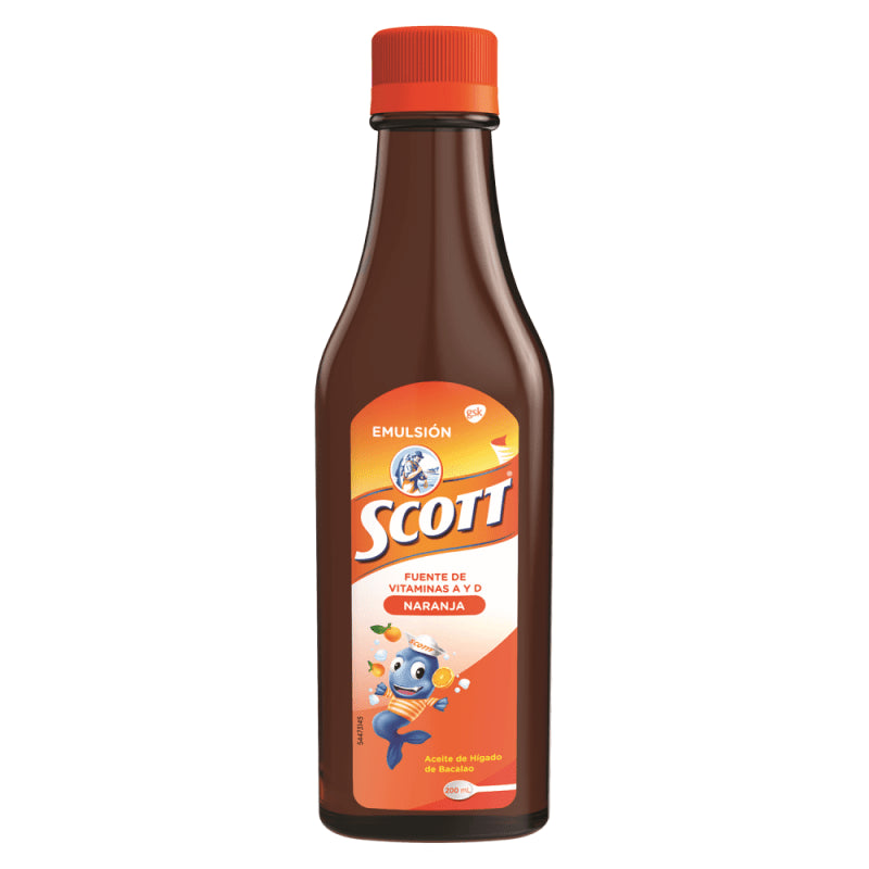 SCOTT EMULSION DE NARANJA 200 ML - SUPERMIX