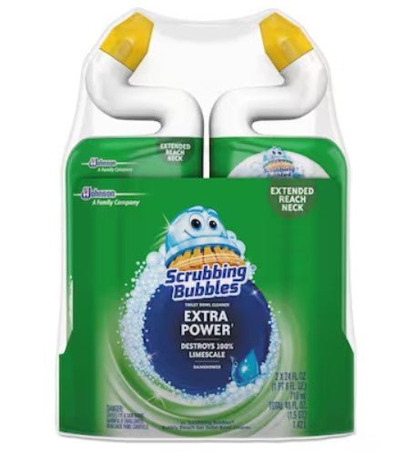 SCRUBBING BUBBLES TOILET BOWL HEAVY DUTY ACID RAINSHOWER 24 OZ - SUPERMIX