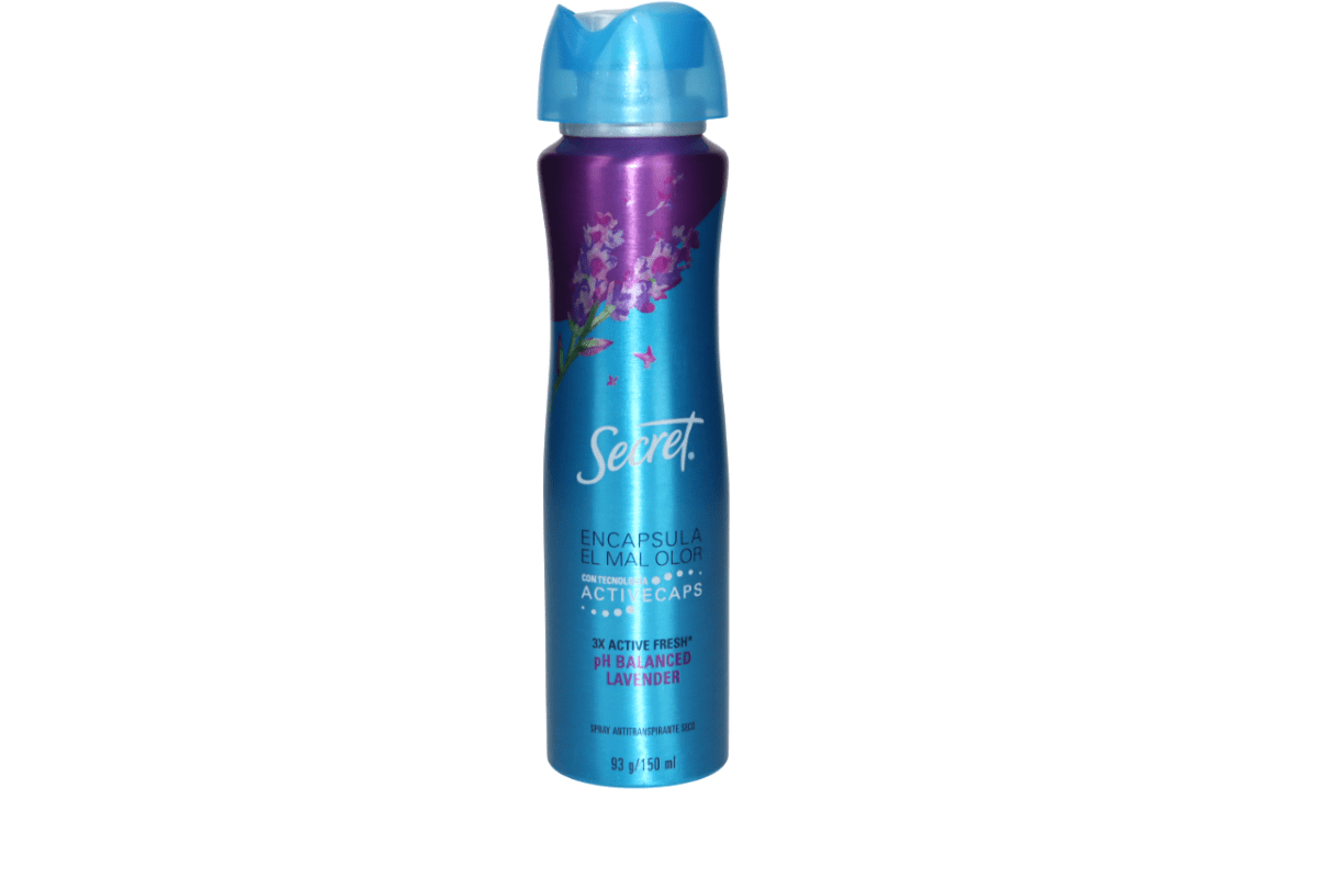 SECRET DESODORANTE SPRAY PH BALANCED LAVENDER 93 GRS 150 ML - SUPERMIX