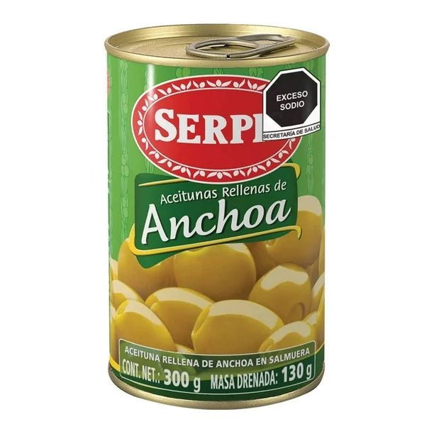 SERPIS ACEITUNA BENEFIT ANCHOA 300 GR - SUPERMIX