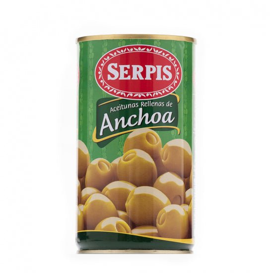 SERPIS ACEITUNA MANZ. RELLENA ANCHOA 350 GR - SUPERMIX
