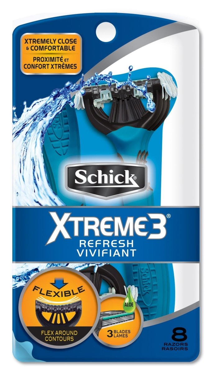 SHICK XTREME 3 MEN REFRESH 4 UNIDADES - SUPERMIX