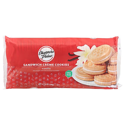 SHOP VALU SNDWCH CKIES PBTR 25 OZ - SUPERMIX