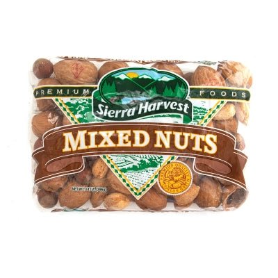 SIERRA HARVEST MIXED NUTS 14 OZ - SUPERMIX