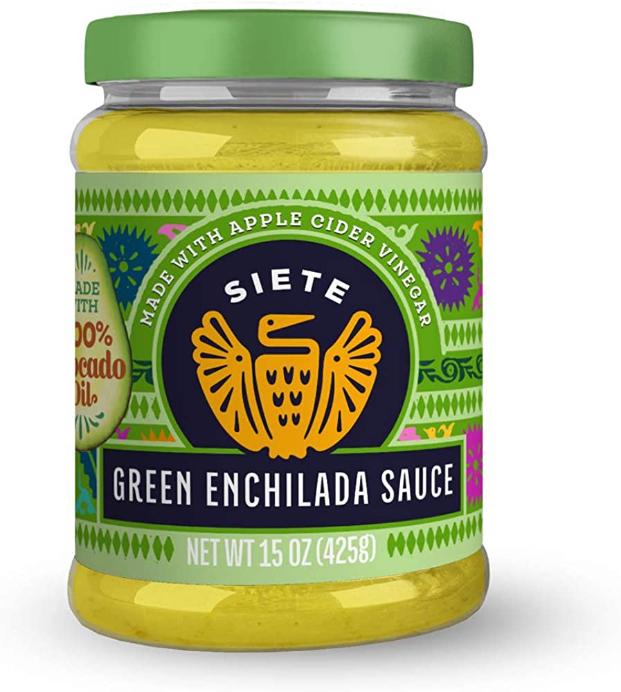 SIETE SAUCE GREEN ENCHILADA 15 OZ - SUPERMIX