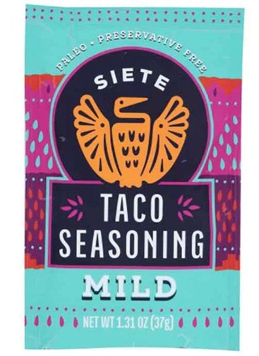SIETE SEASONING MILD TACO 1.31 OZ - SUPERMIX