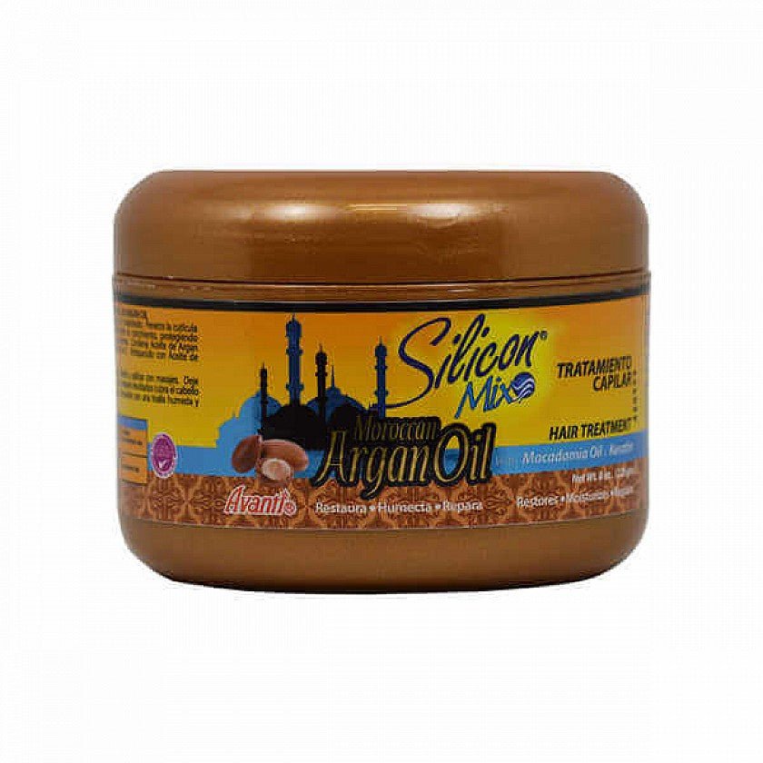SILICON TRATAMIENTO CAPILAR MOROCCAM ARGAN OIL 8 OZ - SUPERMIX