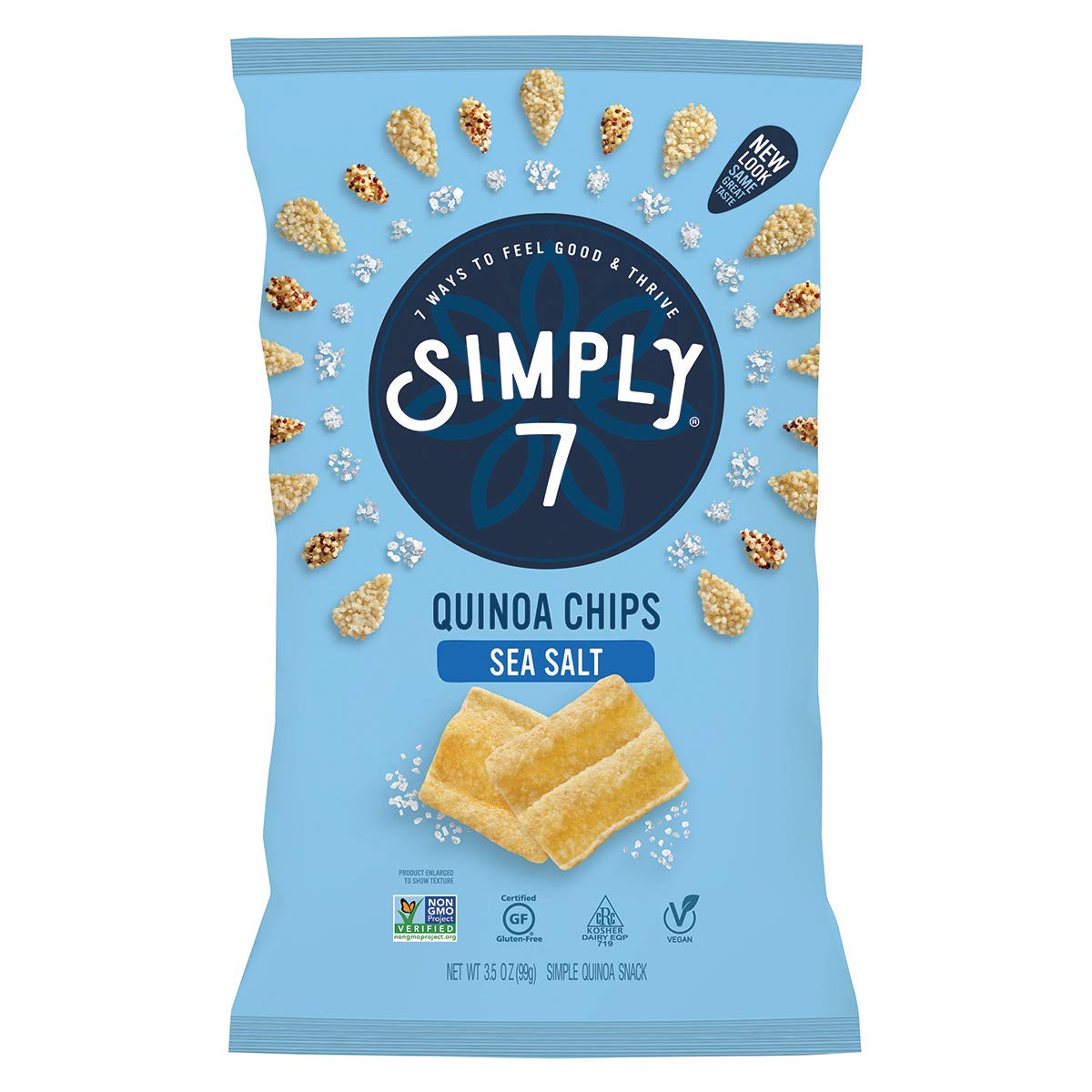 SIMPLY 7 QUINOA SEA SALT 3.5 OZ - SUPERMIX