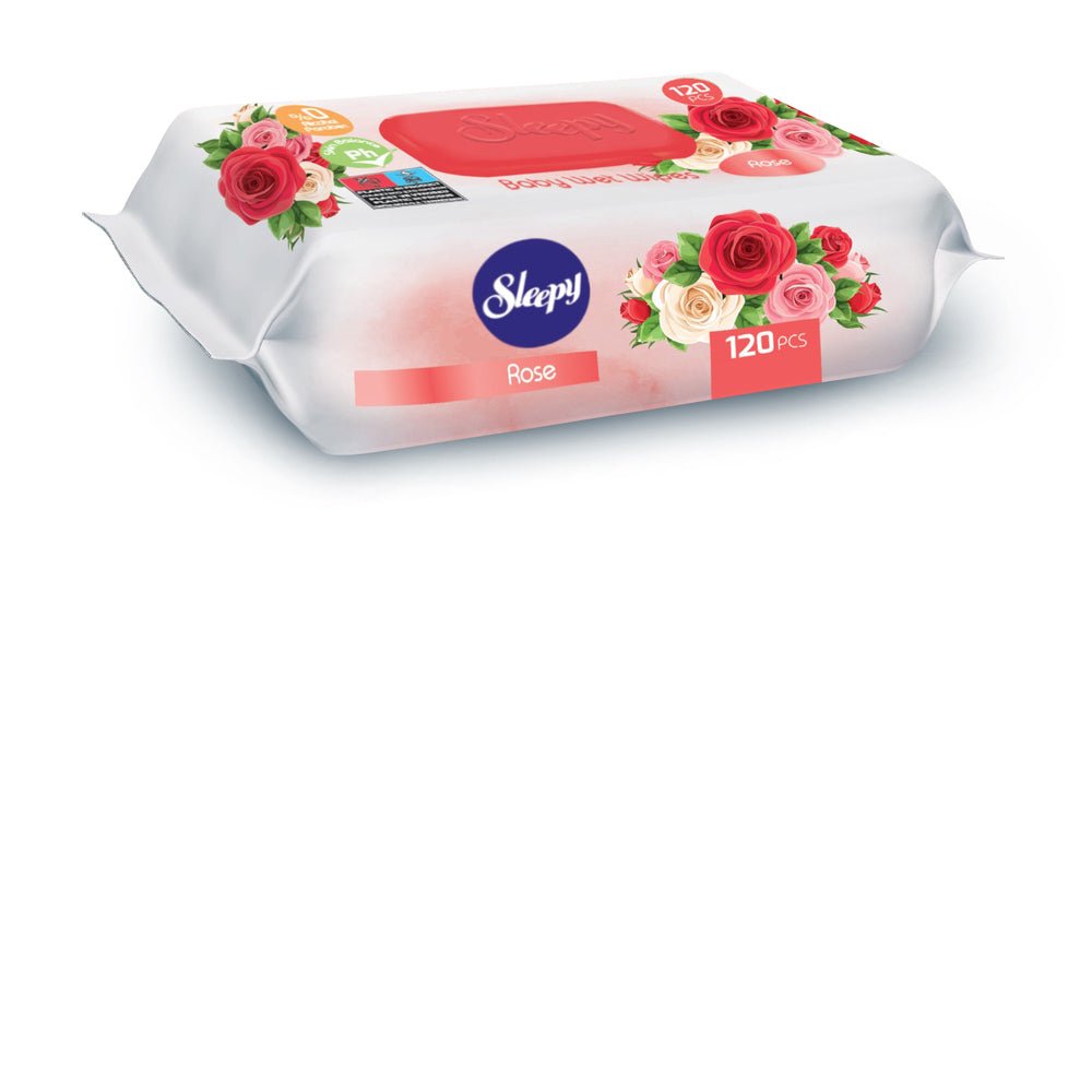 SLEEPY PANITOS HUMEDOS MANZANILLA 120 PCS - SUPERMIX