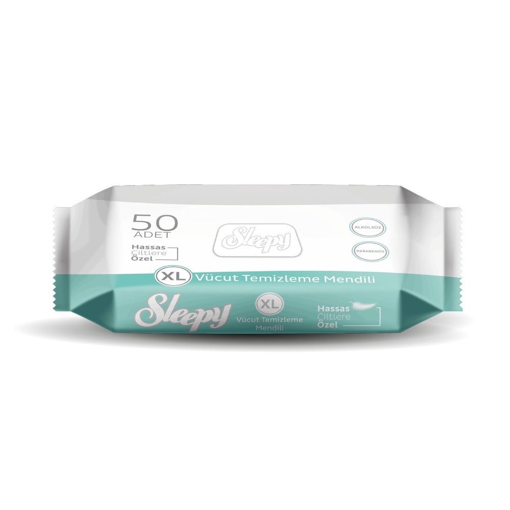 SLEEPY TOALLAS HUMEDAS SENSITIVE P/ADULTO 50 PZS - SUPERMIX