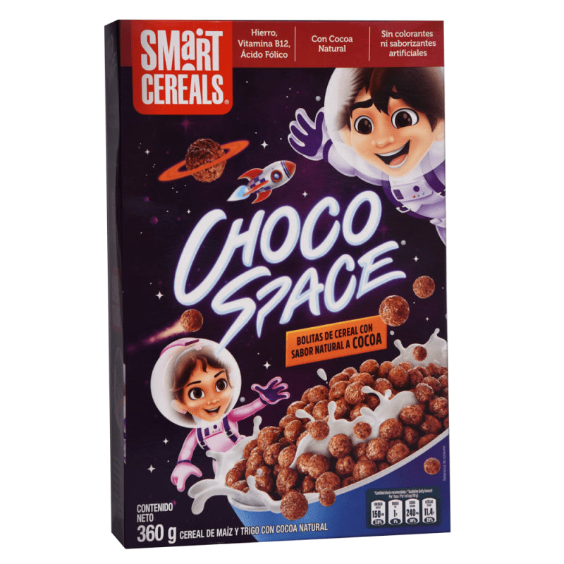 SMART CEREALS CHOCO SPACE 360 GR / 12.7 OZ - SUPERMIX