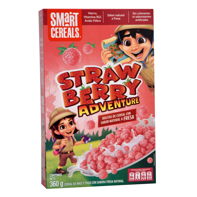 SMART CEREALS STRAWBEEY ADVENTURE 360 GR / 12.07 OZ - SUPERMIX
