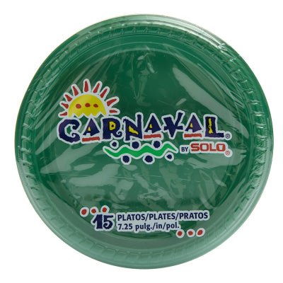 SOLO PLATOS CARNAVAL  7 AZUL - SUPERMIX