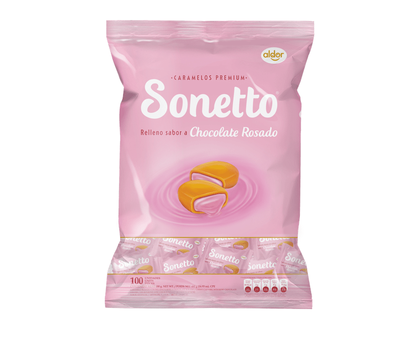 SONETTO CHOCOLATE ROSADO - SUPERMIX