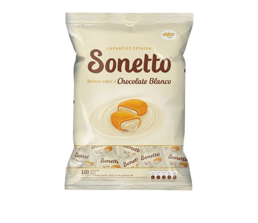 SONNETO CHOCOLATE BLANCO - SUPERMIX