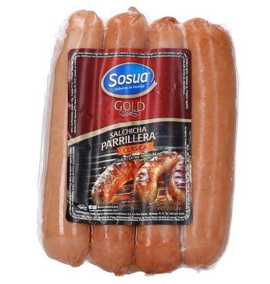 SOSUA SALCHICHAS PARRILLERA CLASICA 0.42 KG - SUPERMIX