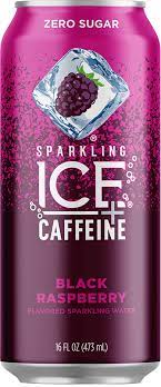 SPARKLING ICE AGUA CON GAS + CAFEINA BLACK RASPBERRY 16 OZ - SUPERMIX