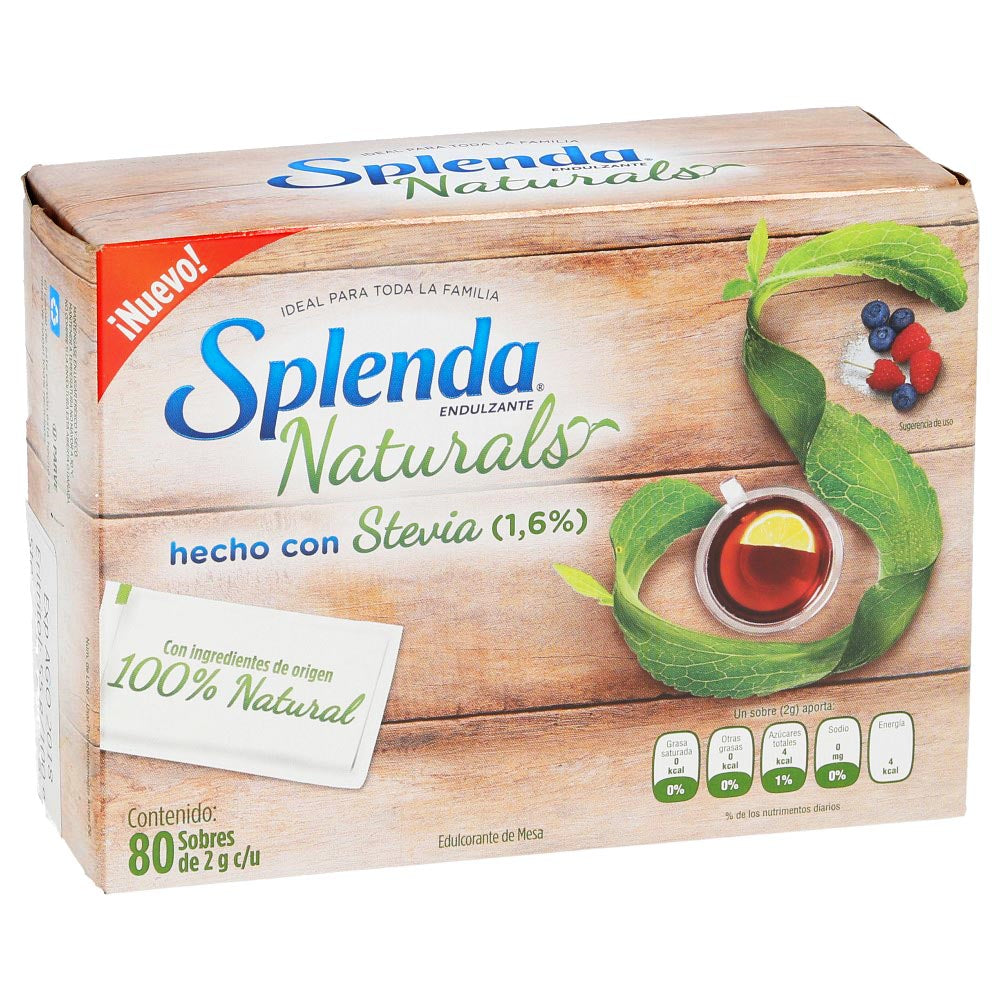 SPLENDA NATURAL STEVIA 80 GRS - SUPERMIX