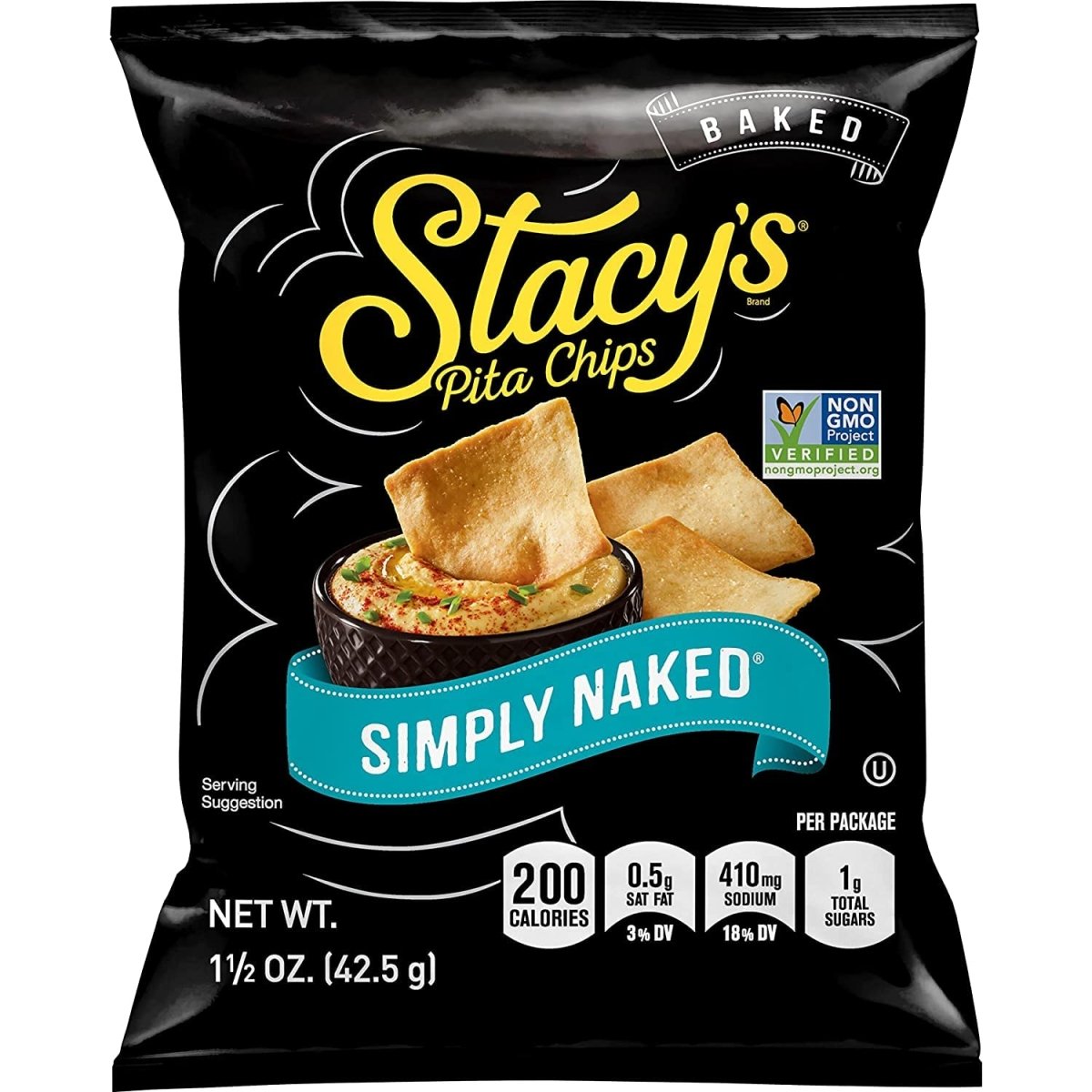 STACYS PITA CHIPS SIMPLY NAKED 7.33 OZ - SUPERMIX
