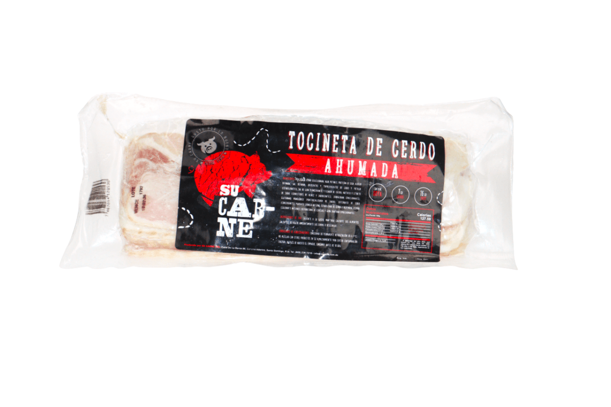 SU CARNE TOCINETA AHUMADA 8 OZ - SUPERMIX
