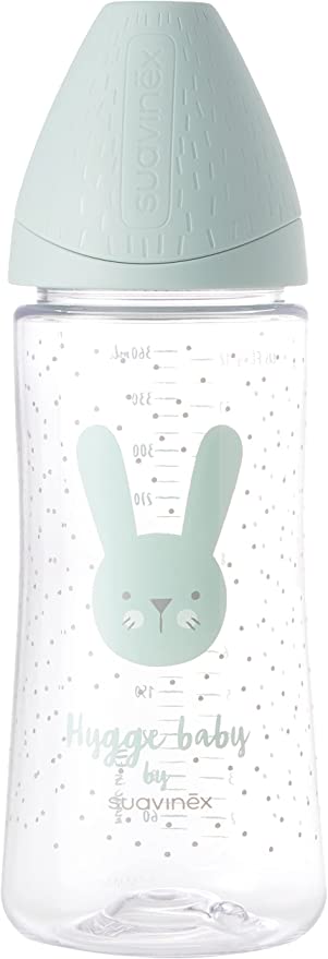 SUANINEX BIBERON PREMIUM POLIAMIDA FLUJO S 150 ML RABBIT GRIS - SUPERMIX