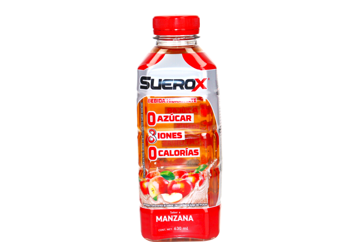 SUEROX BEBIDA HIDRATANTE SABOR MANZANA 630 ML - SUPERMIX