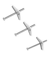 SUJETADOR 1/8'' X 2'' PARA PARED HUECA TIPO MARIPOSA FIERO - SUPERMIX
