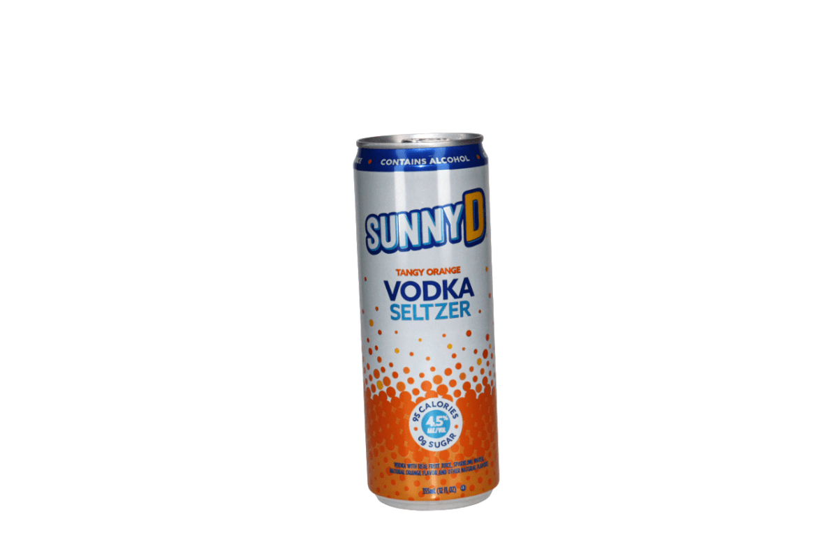 SUNNY D VODKA SELTZER ORANGE TANGY 12 ONZ 355 ML - SUPERMIX