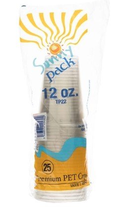 SUNNY PACK VASO PET 12 OZ 40/25 CA - SUPERMIX