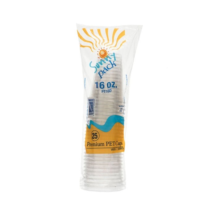SUNNY PACK VASO PET 16 OZ 40/25 CA - SUPERMIX