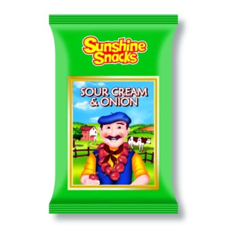 SUNSHINE SNACKS POTATO CHPS SOUR CREAM & ONION 3.3 OZ - SUPERMIX