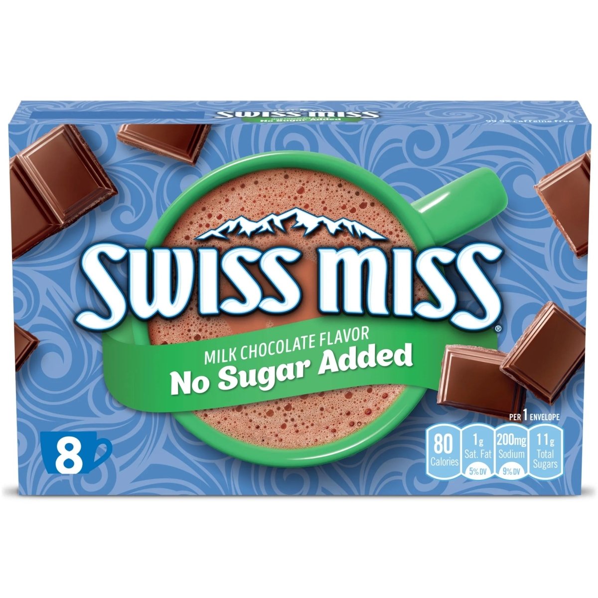 SWISS MISS CHOCOLATE S/AZUCAR 8/1 165 GR - SUPERMIX