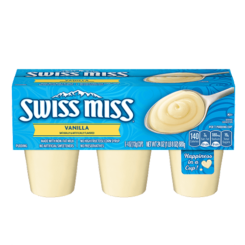 SWISS MISS PUDDING DE VAINILLA 6OZ C/U - SUPERMIX