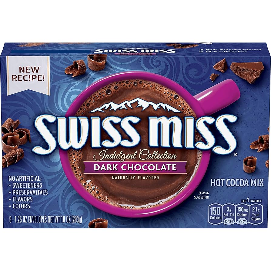 SWISS MISS SENSACION DARK CHOCOLATE 8/1 283 GR - SUPERMIX