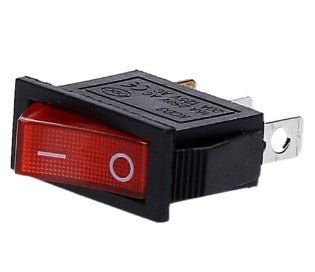 SWITCH 3P ROJO C/L ON OFF ON 15AMP - SUPERMIX