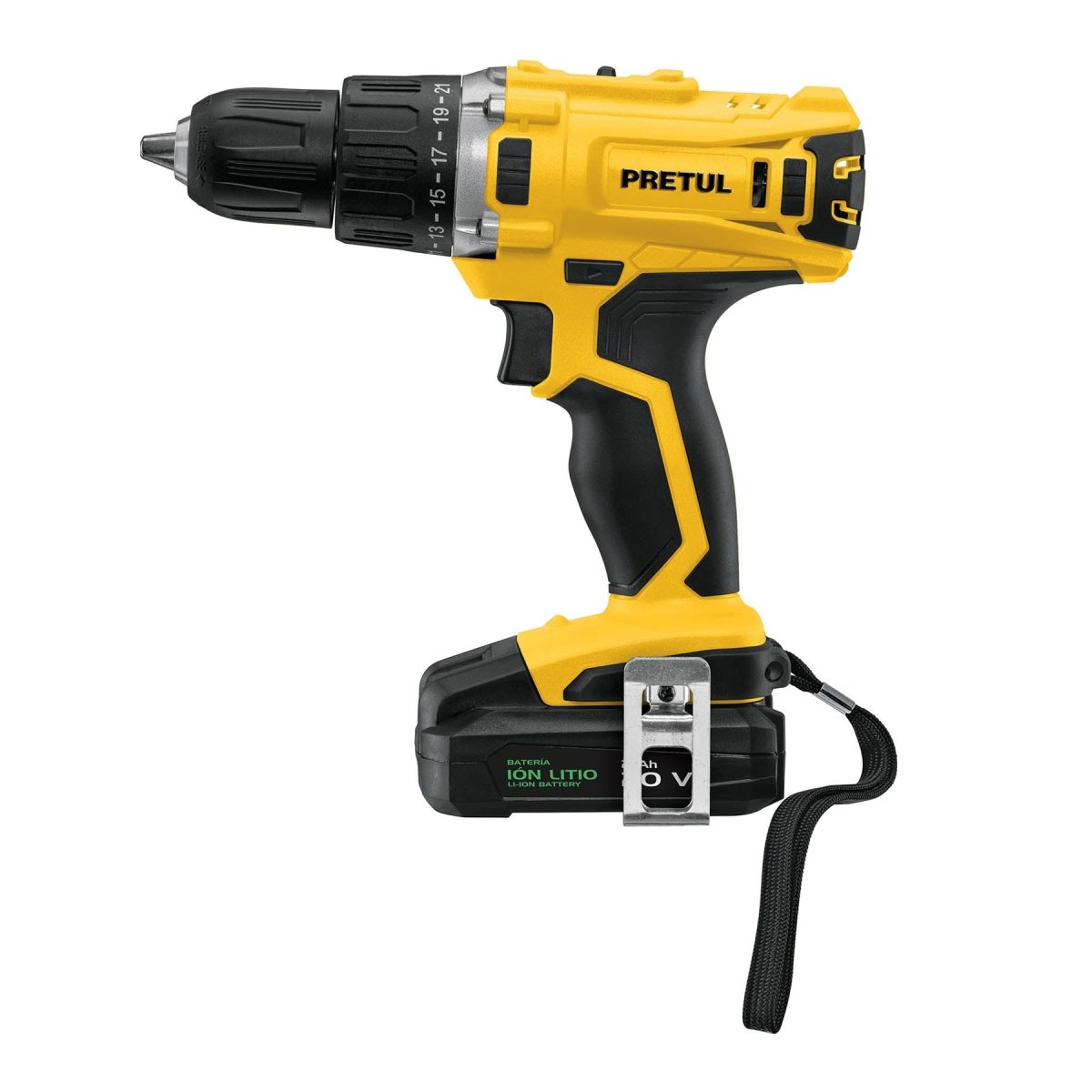 TALADRO INALAMBRICO 1/2" 20V PRETUL - SUPERMIX