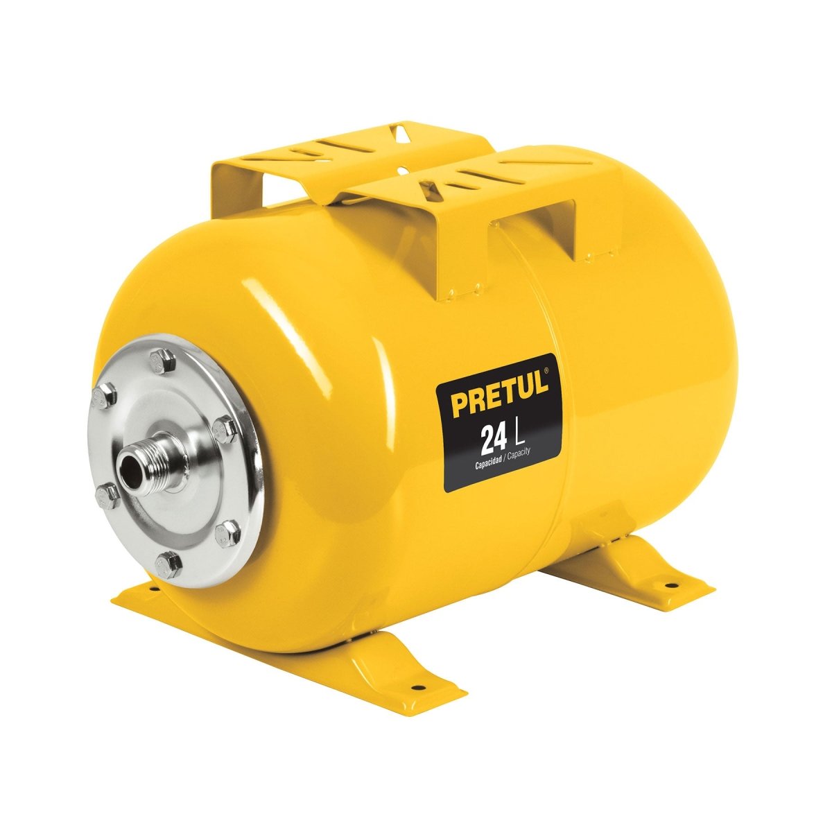 TANQUE PARA BOMBA HIDRONEUMATICA 1/2 HP DE 24LTS PRETUL - SUPERMIX
