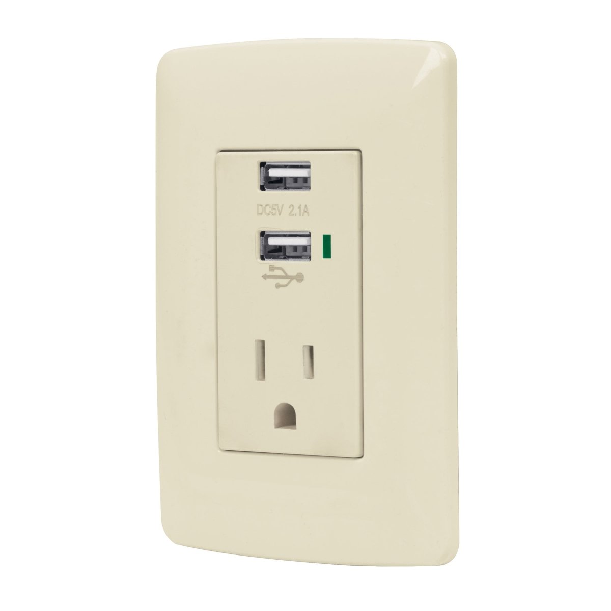 TAPA CON PUERTO USB ATERRIZADO LINEA ITALIANA - SUPERMIX