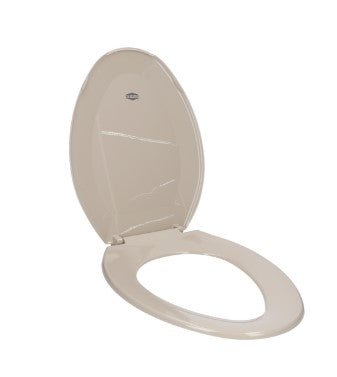 TAPA INODORO ELONGADA BEIGE EASTMAN - SUPERMIX