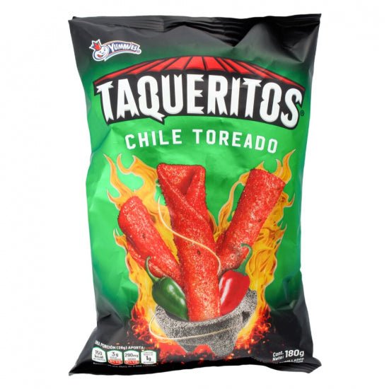 TAQUERITOS CHILE TOREADO 180 GR - SUPERMIX
