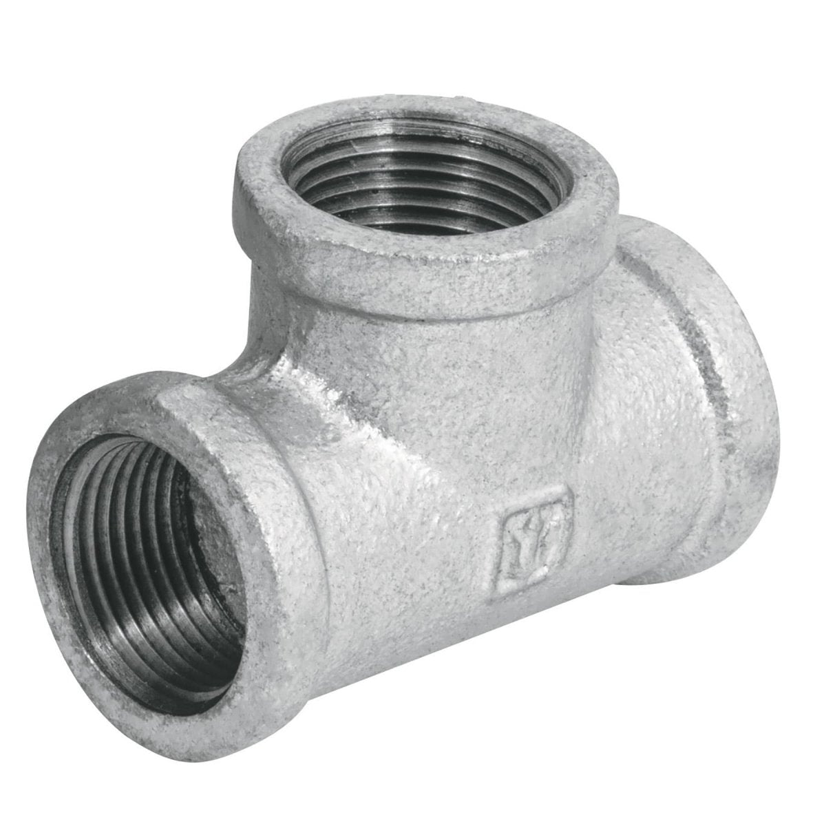TEE SENCILLA DE HIERRO GALVANIZADO - SUPERMIX